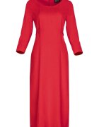 Figl Rochie midi rosie - cu curea - poliester 100% -