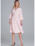 Figl Rochie midi - roz - maneci 3/4 - pentru purtarea zilnica - poliester
