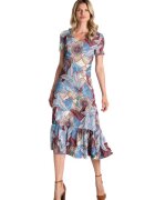 Figl Rochie mini dama Dindrannan M827 albastru deschis - Maro
