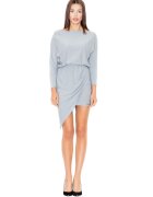 Figl Rochie mini dama Engrengwain M475 gri - Gri
