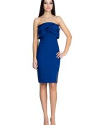 Figl Rochie mini dama Lane M571 culoare granat - Albastru inchis