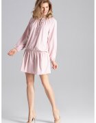 Figl Rochie mini - roz - volane - vara