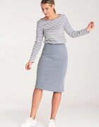 Figl Rochie model M1057 - dungi - gri - bumbac