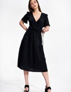 Figl Rochie model M872 - bumbac - negru