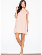 Figl Rochie trapez - roz - poliester