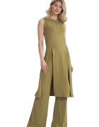 Figl Rochie tunica verde - viscoza -