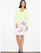 Figl Sacou dama - elegant - cu maneci lungi - poliester - lime