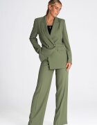 Figl Sacou dama elegant - maneci lungi - captusit - poliester - Verde