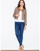 Figl Sacou dama M218 - bej - poliester - design modern -