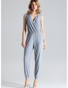 Figl Salopeta dama - design minimalist - fara maneci - gri - poliester