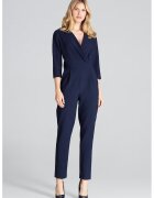 Figl Salopeta dama - eleganta - bleumarin - poliester