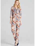 Figl Salopeta dama - floral - bej - poliester - Bej/Floral