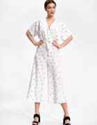 Figl Salopeta dama - kimono - larga - alb ecru - poliester