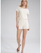 Figl Salopeta dama - scurta - alba - din viscoza -