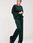 Figl Trening dama poliester/elastan - verde intens - hanorac lejer - pantaloni lungi -