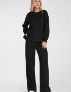 Figl Treninguri lifestyle dama - set hanorac si pantaloni - negru - elegant