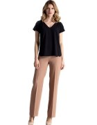 Figl Tricou cu mânecă scurtă pentru femei Carnwevere M665 negru - Negru