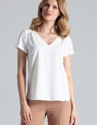 Figl Tricou dama - elastan/poliester - alb -
