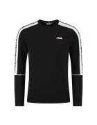 FILA Bluza TEOM - Bumbac/Poliester - Negru/Alb -