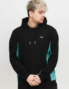 FILA Hanorac cu segmente contrastante Blankaholm - - Negru