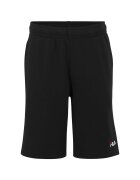FILA Pantaloni scurti barbati negri - bumbac si poliester - tip sport