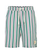 FILA Pantaloni scurti barbati verde-crem - material uscare rapida - poliester