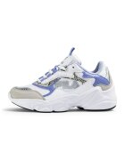 FILA Pantofi sport cu piele intoarsa sintetica Collene - Alb/Albastru lavanda/Gri
