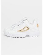 FILA Pantofi sport de piele ecologica Disruptor - Alb/Auriu