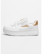 FILA Pantofi sport de piele peliculizata FX Venturo - Alb/Auriu