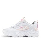 FILA Pantofi sport demi-wedge din piele ecologica Skye - Alb/Roz pal