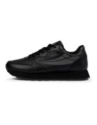 FILA Pantofi sport din piele ecologica cu logo Hypert - Negru/Gri inchis