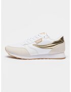 FILA Pantofi sport din piele ecologica si material textil Orbit - Alb/Auriu/Maro nisip
