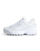 FILA Pantofi sport Disruptor de piele ecologica cu logo brodat - Alb/Gri cenusiu
