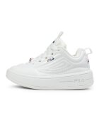 FILA Pantofi sport wedge de piele ecologica Superbubble - Alb optic