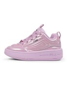 FILA Pantofi sport wedge din piele ecologica - Roz pastel
