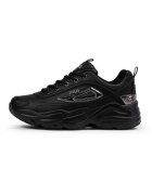 FILA Pantofi sport wedge Skye din piele ecologica - Negru/Argintiu