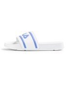 FILA Papuci cu logo cauciucat Morro Bay - Albastru azur/Alb optic/Rosu vermillion