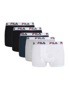 FILA Set de boxeri cu banda logo in talie - 5 perechi - Multicolor