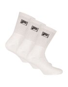 FILA Set de sosete lungi unisex - 3 perechi - Alb