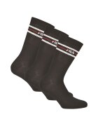 FILA Set de sosete lungi unisex - 3 perechi - Negru