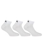 FILA Set de sosete scurte unisex - 3 perechi - Alb