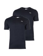 FILA Set de tricouri cu decolteu la baza gatului si logo discret - 2 piese - Albastru ultramarin