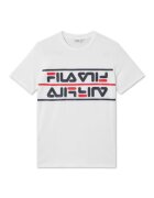 FILA Tricou pentru barbati - Salman - Bumbac - Alb - Alb