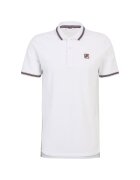 FILA Tricou polo barbati - Lubbeek - alb - bumbac -