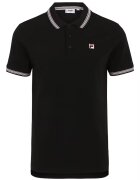FILA Tricou polo barbati Lubbeek - bleumarin - bumbac - croiala regulata