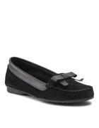 Filipe Mocasini dama 300316962 - Piele intoarsa - Negru - Negru