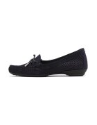 Filipe Mocasini dama - 317006 - Piele intoarsa - Albastru