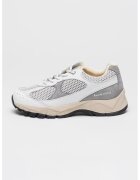 Filling Pieces Pantofi sport unisex de plasa cu garnituri de piele Oryon - Alb/Gri