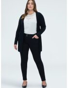 Fiorella Rubino Blugi skinny cu model uni - Negru