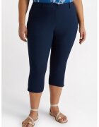 Fiorella Rubino Pantaloni capri cu talie medie - Bleumarin